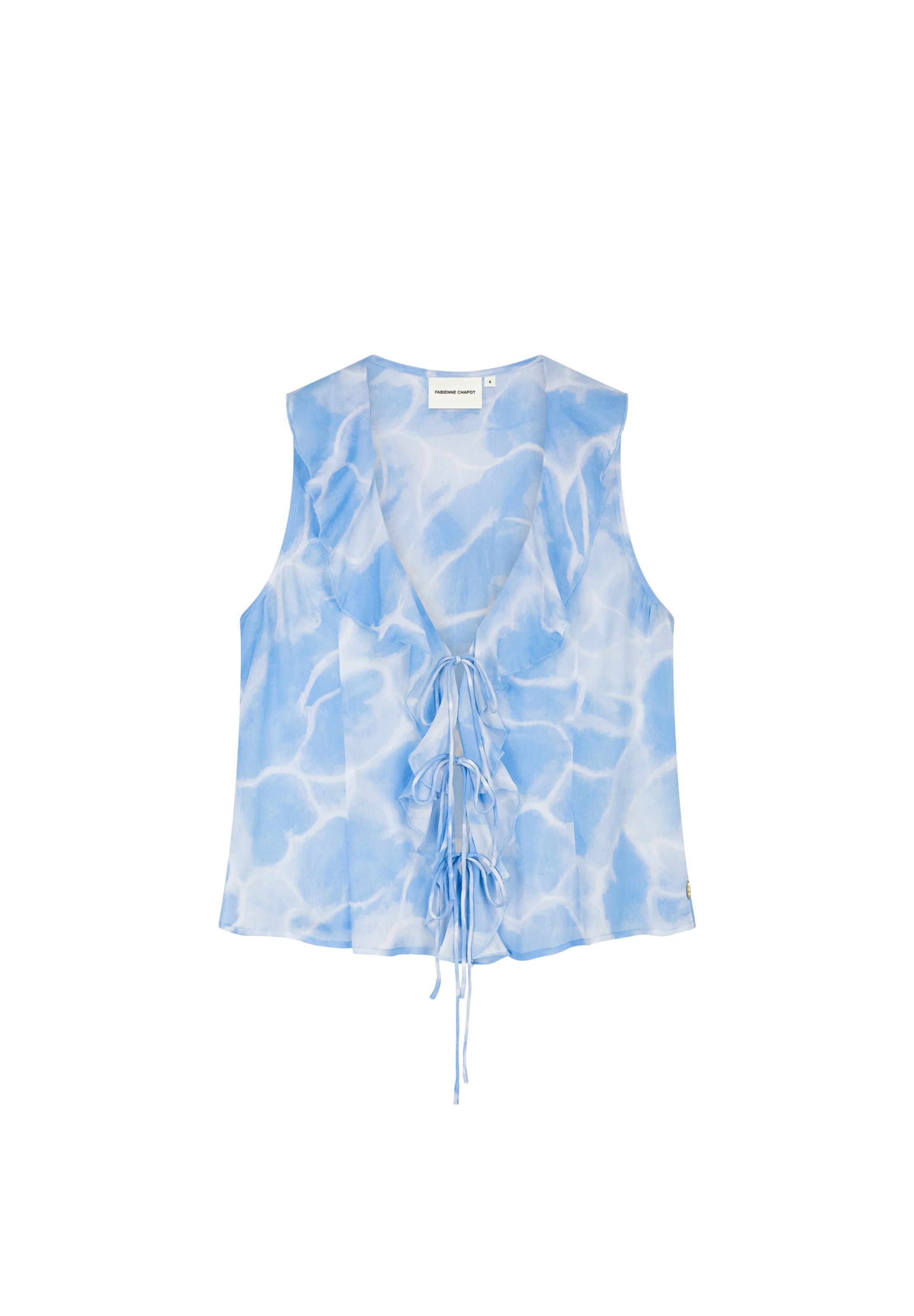 Fabienne Chapot Top in Wit: voorkant