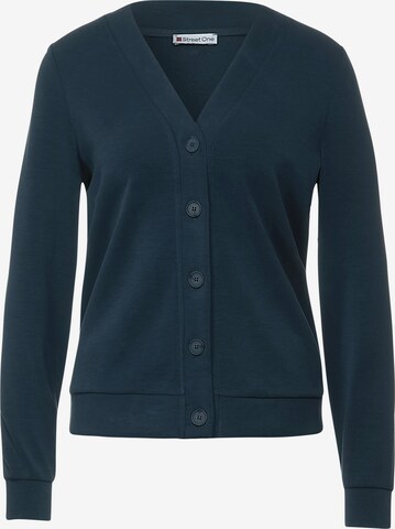 STREET ONE Shirtjacke in Blau: predná strana