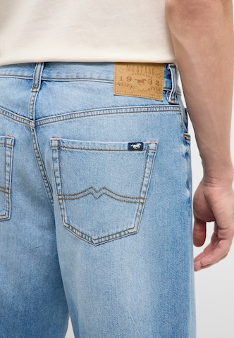 MUSTANG Loosefit Jeans in Blau