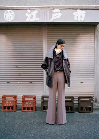 MANGO Between-Seasons Coat 'Merugo' in Red: front