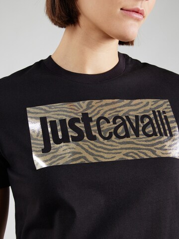 Tricou de la Just Cavalli pe negru