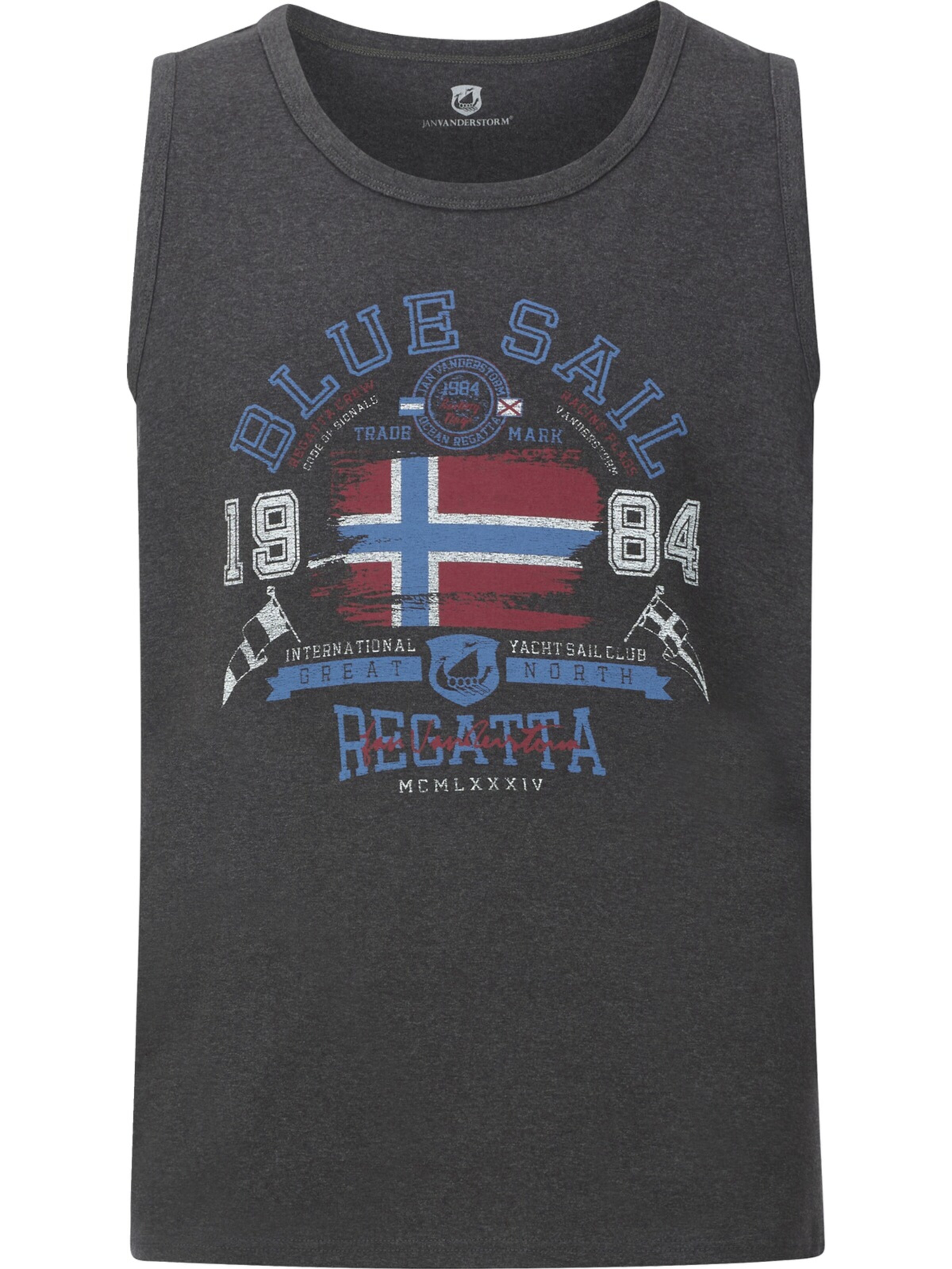 Jan Vanderstorm Shirt in Grau: Vorderseite