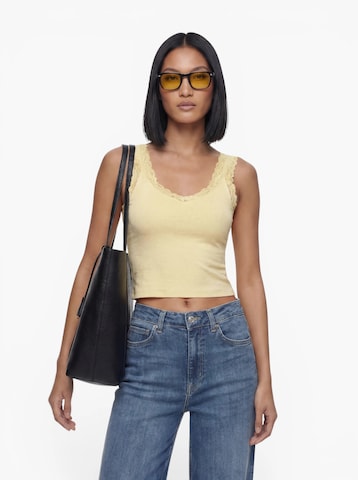 VERO MODA Topp 'VMRosa' i gul: framsida