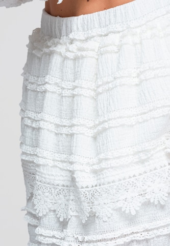 Jupe Ombre en blanc