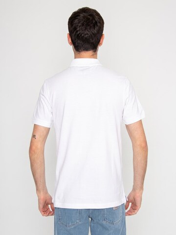 T-Shirt 'White Jersey Polo Shirt' Lyle & Scott en blanc