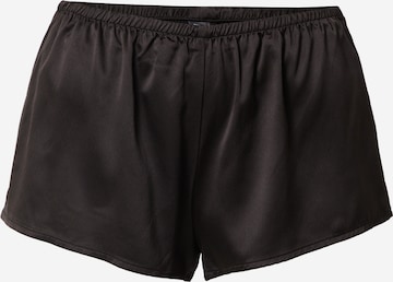 LingaDorePidžama hlače - crna boja: prednji dio