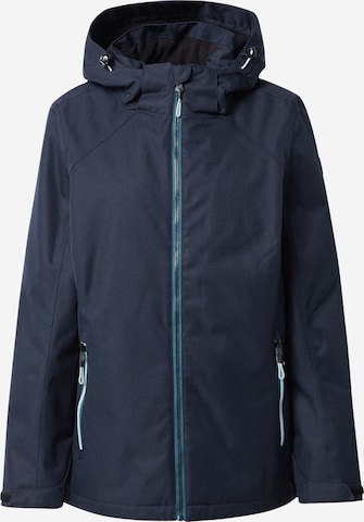 KILLTEC Outdoor jacket in Blue: front