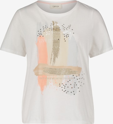 T-shirt Cartoon en blanc : devant