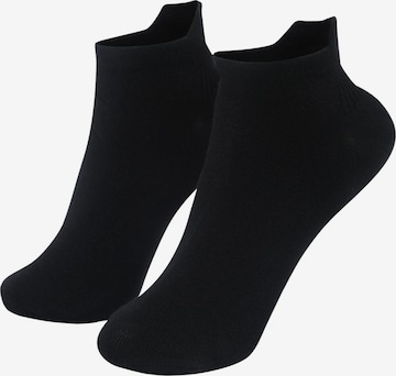 cfab (formerly creamy fabrics) Sokken '4er-Pack Sneaker Socken' in Zwart: voorkant