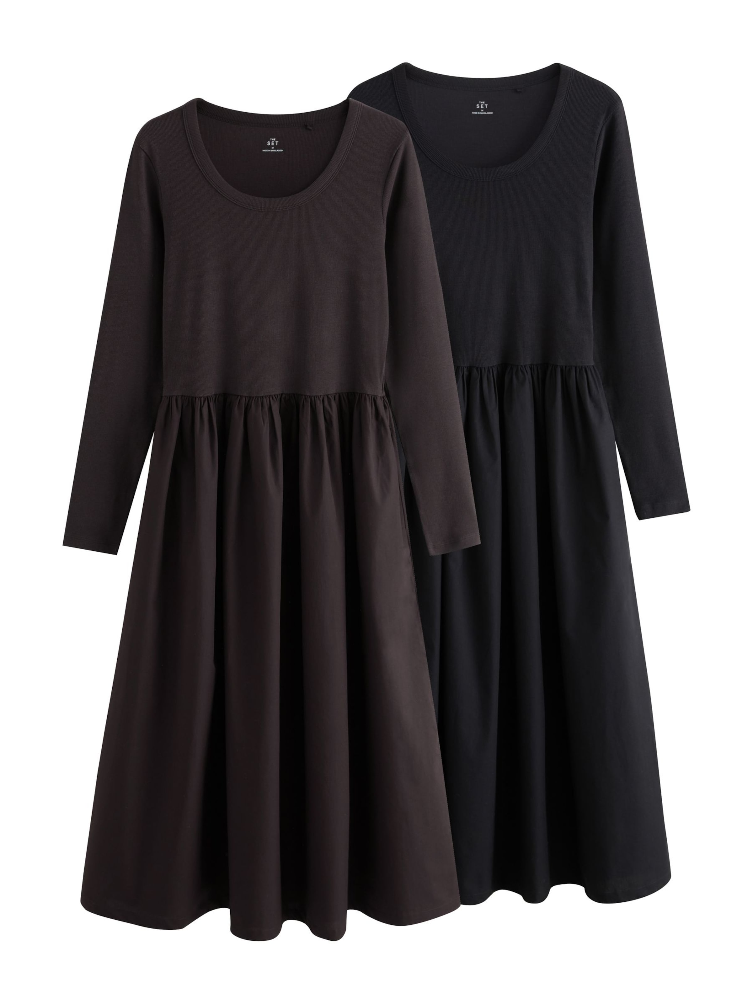 The Set Šaty - čokoládová / čierna, Produkt