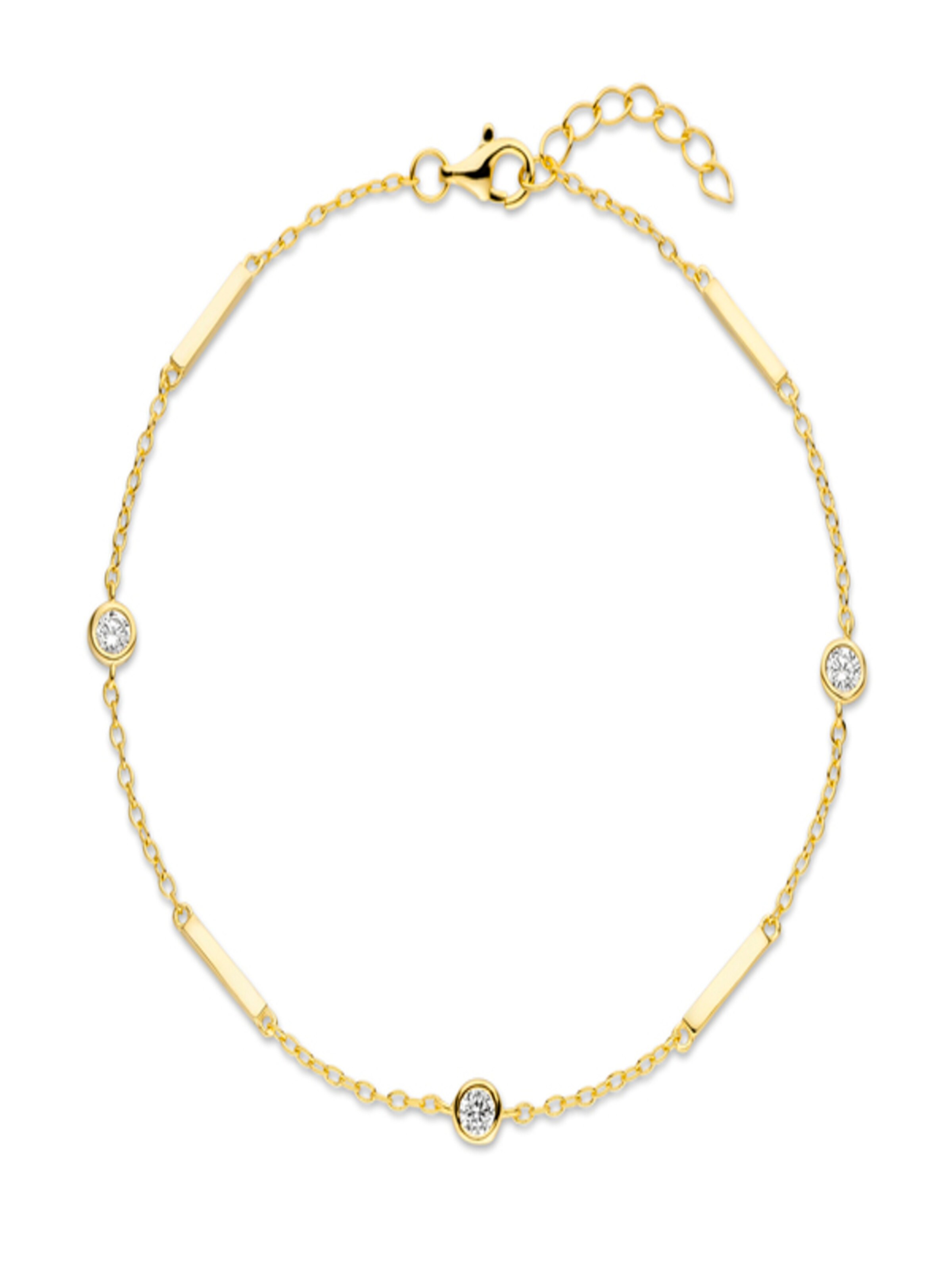 Fiocco Jewelry Bracelet 'Stella' in Yellow: front