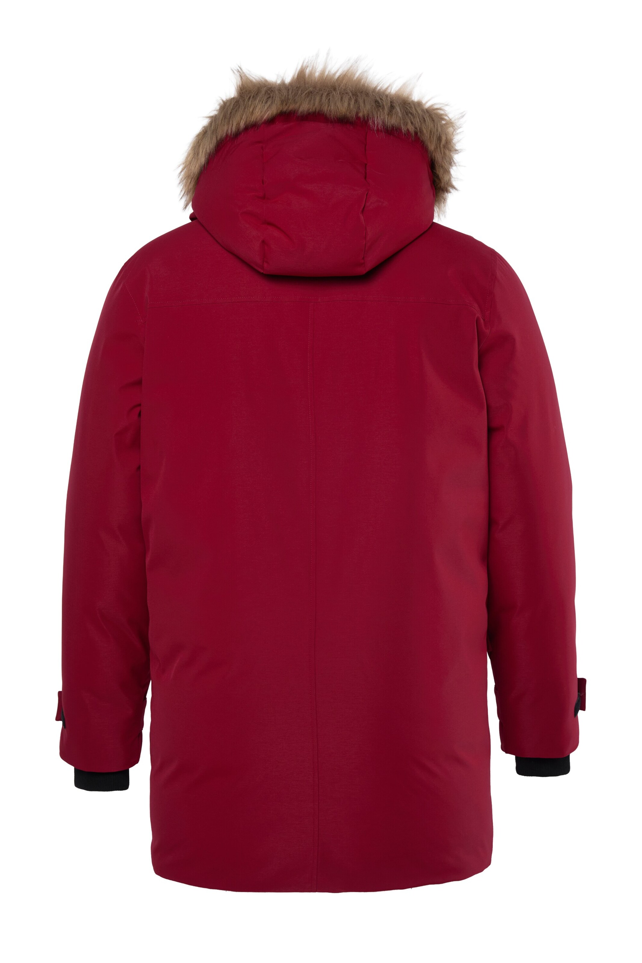 Men Plus Winter Parka in Red