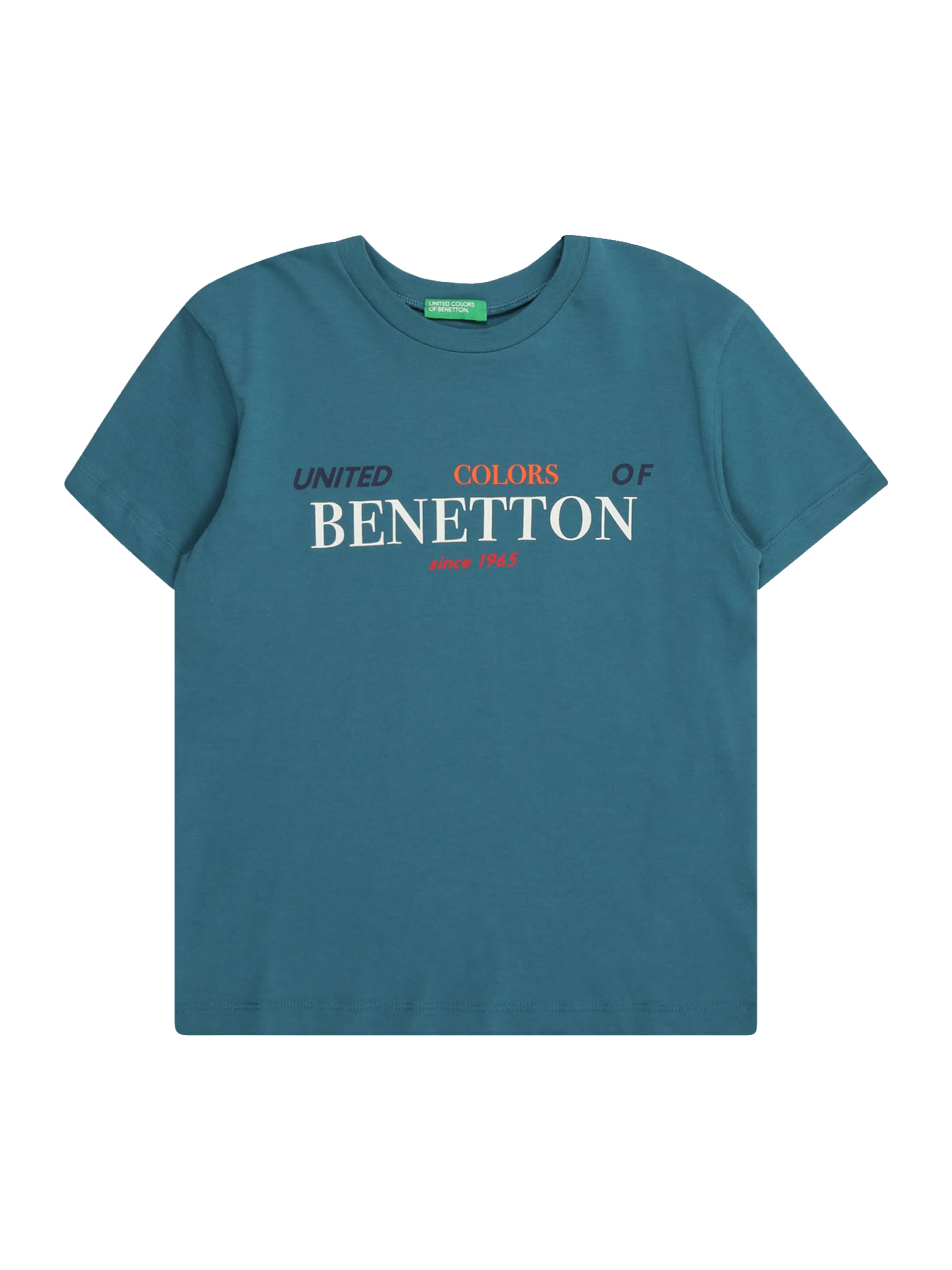 UNITED COLORS OF BENETTON Тениска в синьо: отпред