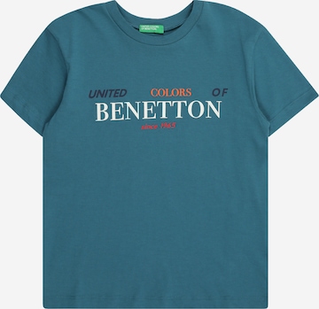 T-Shirt UNITED COLORS OF BENETTON en bleu : devant