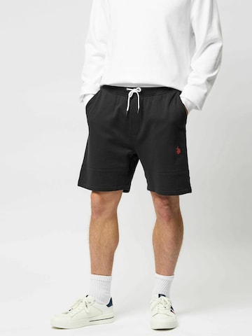 U.S. POLO ASSN. regular Bukser 'Carsten' i sort: forside