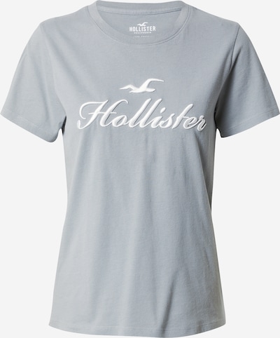 HOLLISTER T-shirt en gris / blanc, Vue avec produit