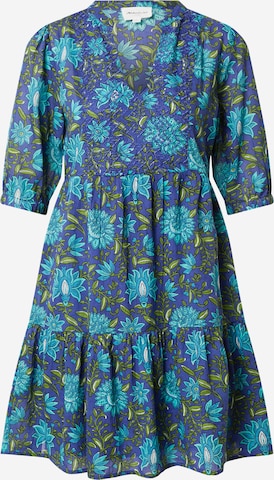 Robe-chemise 'MADELEINE' Maison 123 en bleu : devant