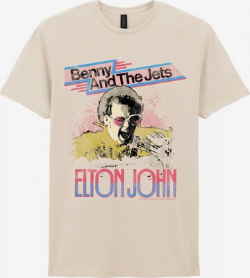 Maglietta 'Elton John Bennie and the Jets T-Shirt' di Elton John in bianco: frontale