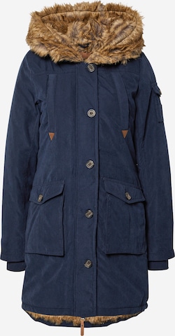 Parka d’hiver Eight2Nine en bleu : devant