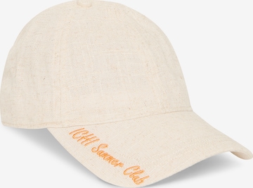 ICHI Cap 'IALAUREN' in Beige: Vorderseite