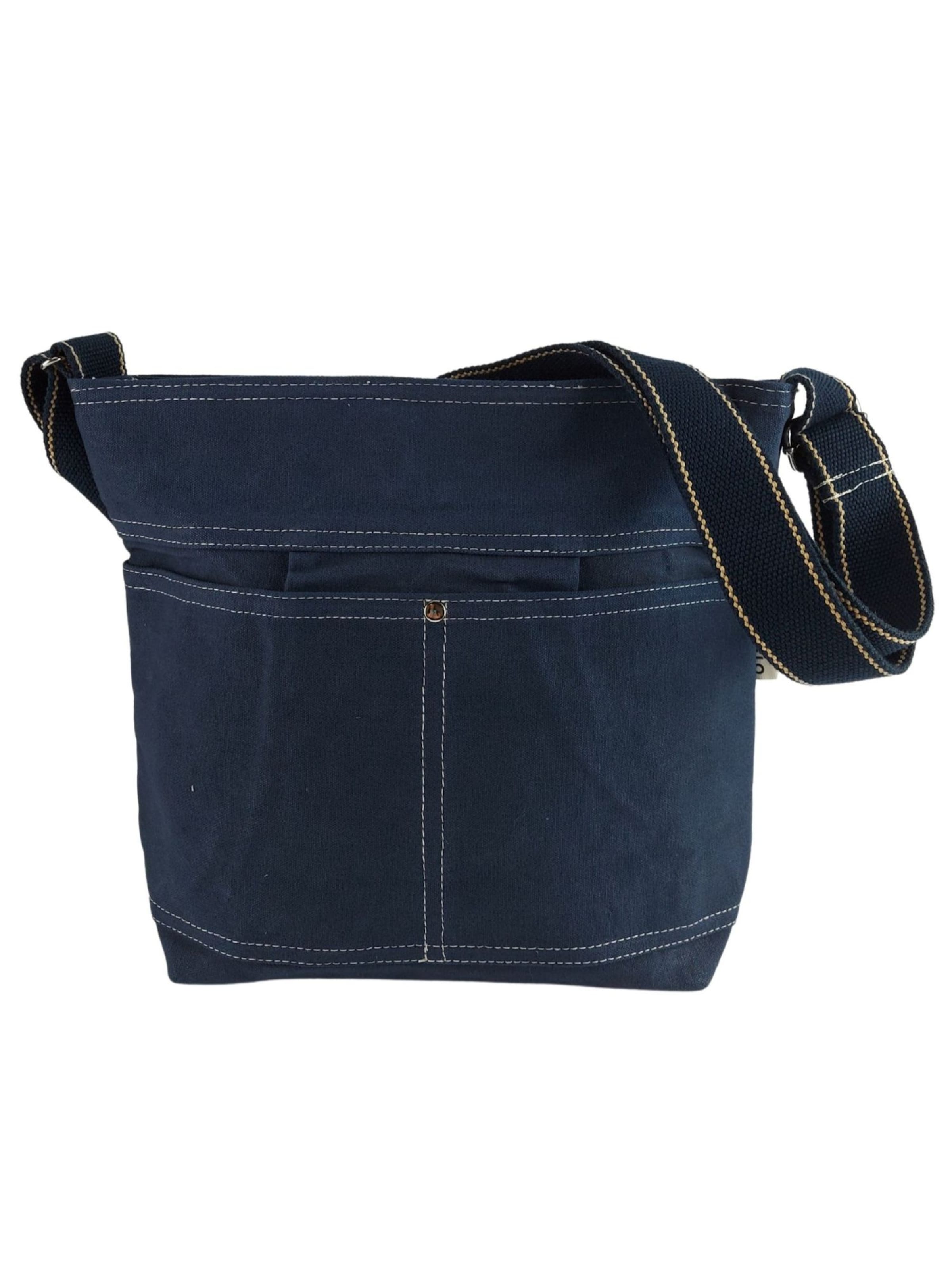 DOMELO Umhängetasche 'Domelo' in Blau: Vorderseite