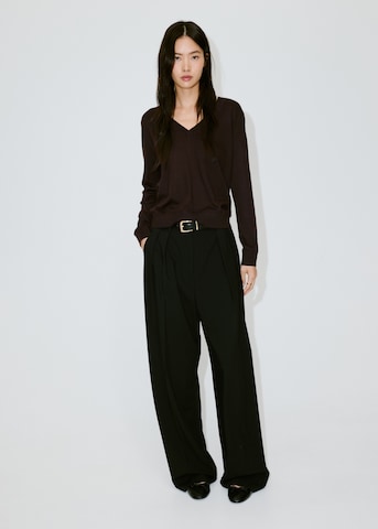 MANGO Sweater 'LUCCAV' in Brown