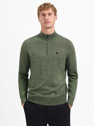 No Excess Sweater in Green: front