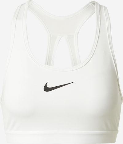 NIKE Soutien-gorge de sport 'SWSH' en noir / blanc, Vue avec produit