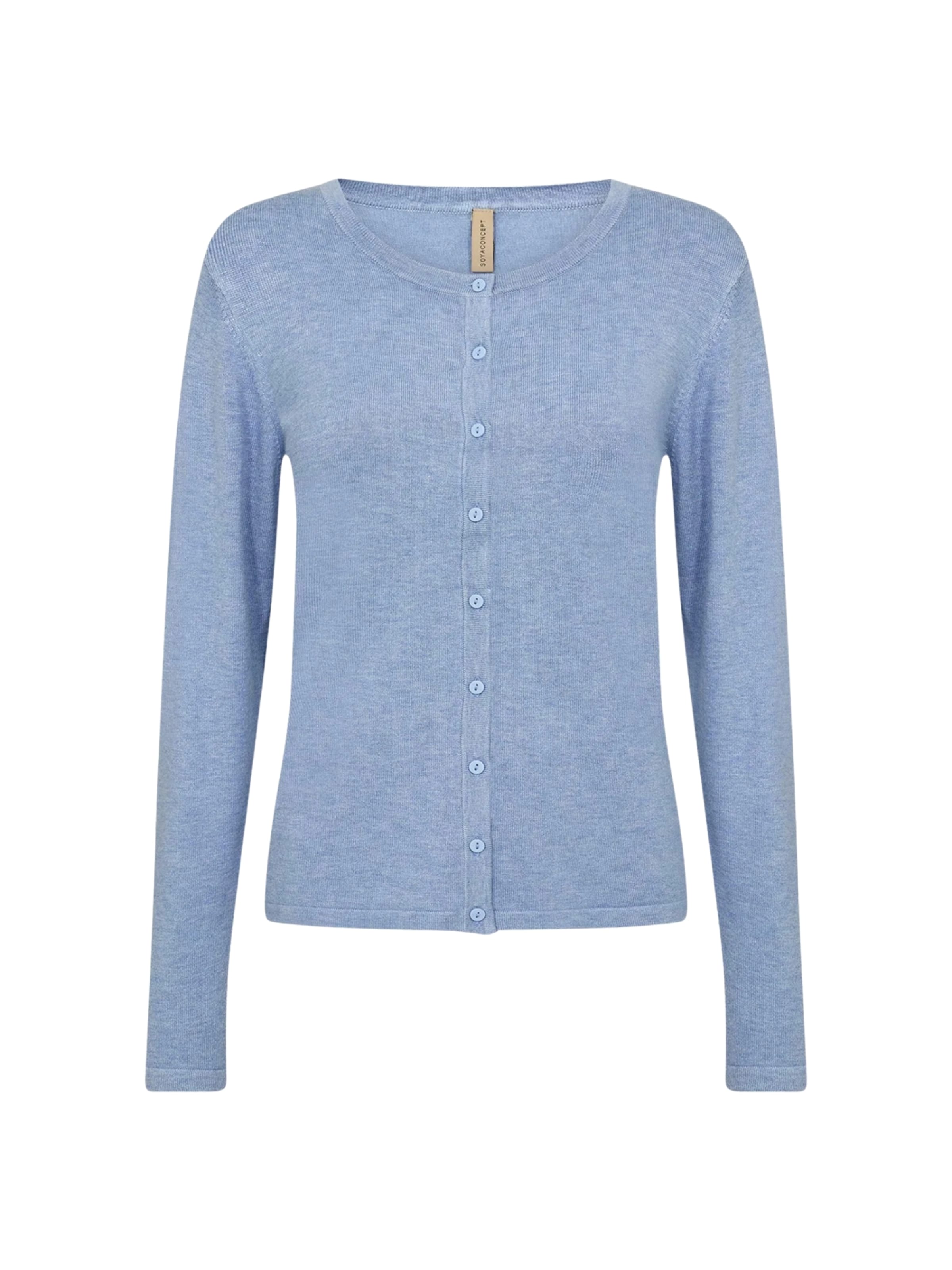 Soyaconcept Gebreid vest 'Dollie 446' in Blauw: voorkant