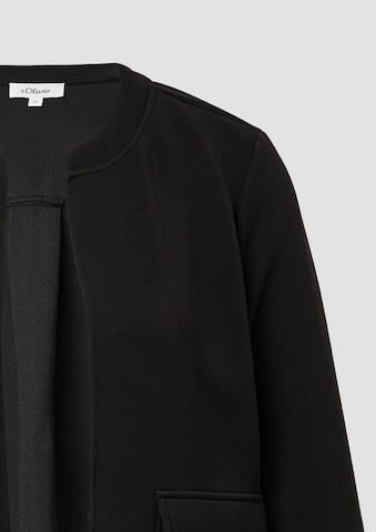 s.Oliver Zip-Up Hoodie in Black