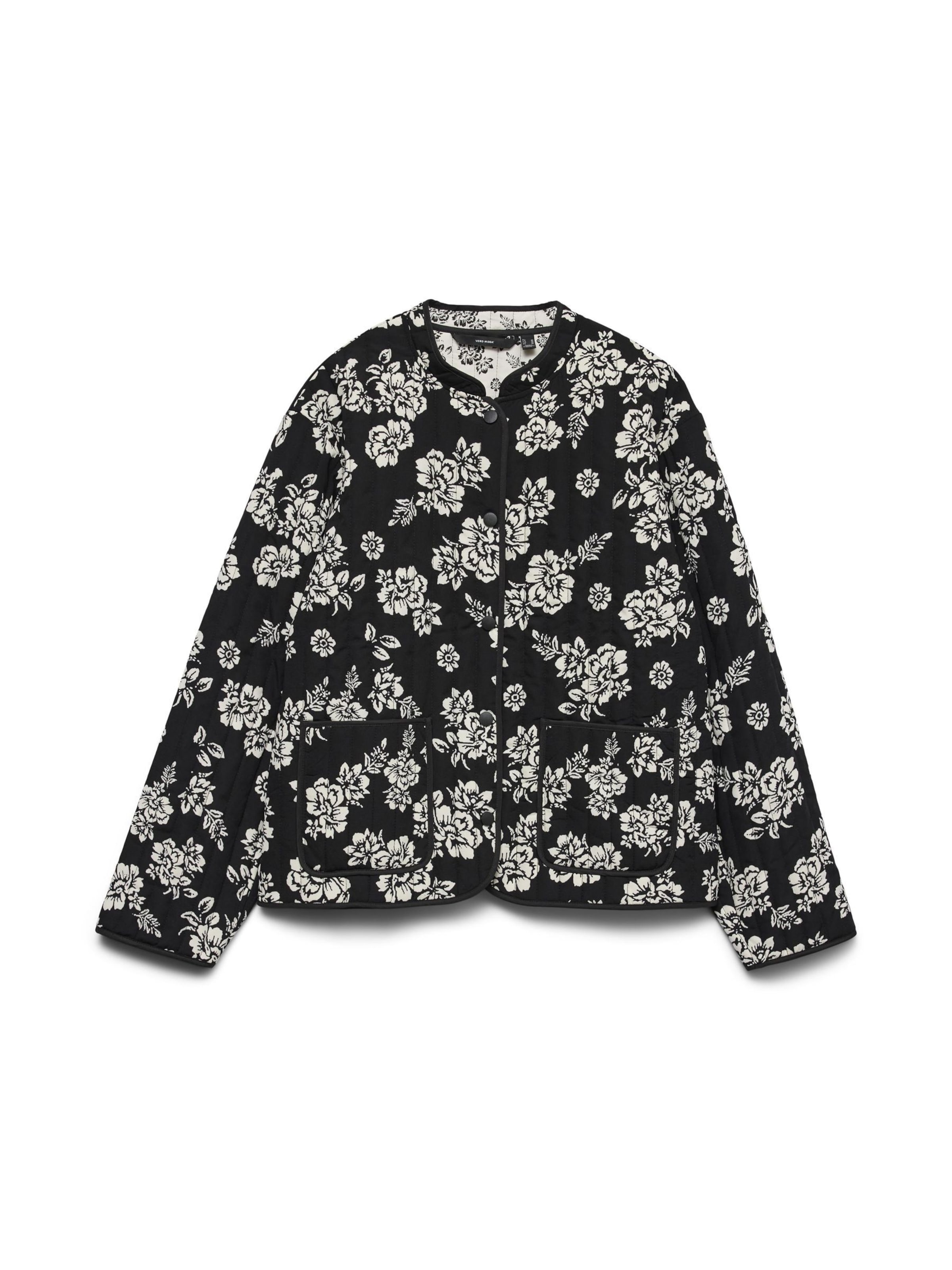 VERO MODA - Chaqueta de entretiempo en negro: frente