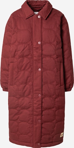 AMERICAN VINTAGE Between-Seasons Coat 'FIBCITY' in Red: front