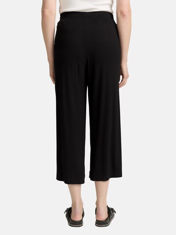 Wide Leg Pantalon TOM TAILOR en noir