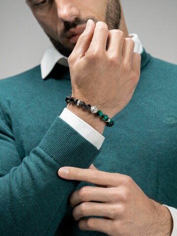 GT Collection Armband 'Wildcat King' in Grün: Vorderseite