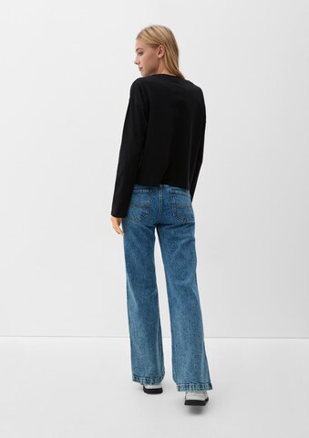 QS Wide Leg Jeans 'Catie' in Blau