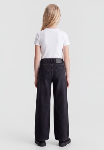 Calvin Klein Jeans Szeroka nogawka Jeansy w kolorze czarny