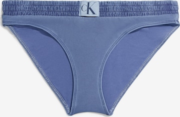 Calvin Klein Swimwear Bikini Bottoms in Blue: front