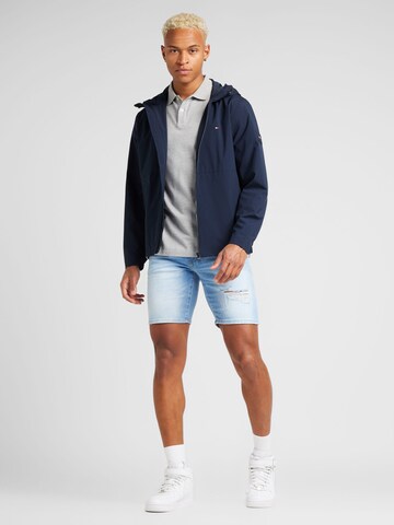 TOMMY HILFIGER Prehodna jakna | modra barva