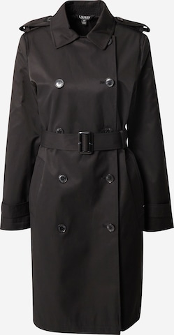 Manteau mi-saison Lauren Ralph Lauren en noir : devant