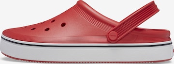 Crocs Clogs in Red: front