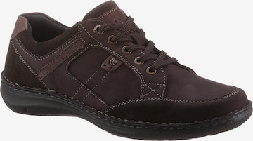 JOSEF SEIBEL Athletic Lace-Up Shoes 'Anvers' in Brown