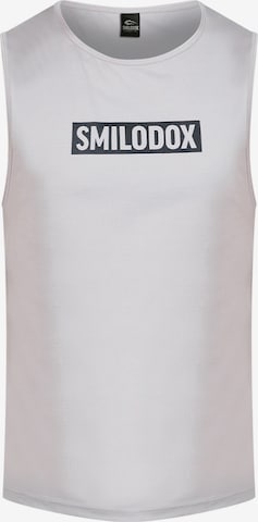 T-Shirt fonctionnel 'Marques' Smilodox en gris : devant