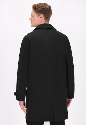 DreiMaster Klassik - Sobretudo meia-estação 'Classic Look' em preto