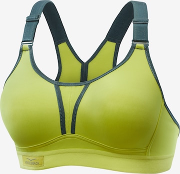 Reggiseno sportivo di VENICE BEACH in verde: frontale