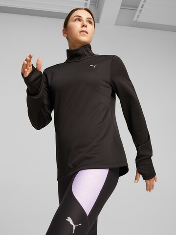 PUMA Sportpullover in Schwarz: predná strana