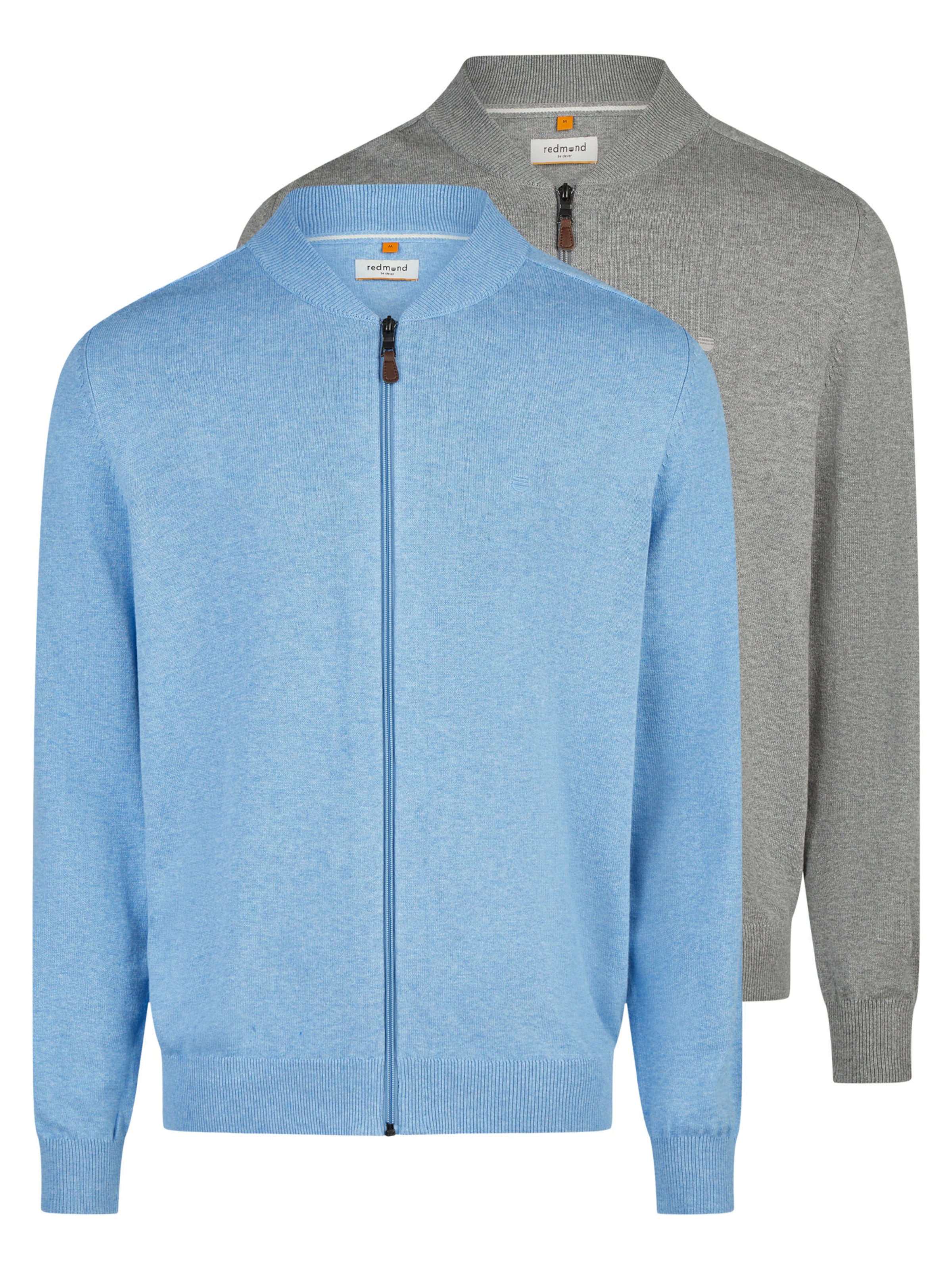 redmond Knit Cardigan 'Basic' in Blue: front