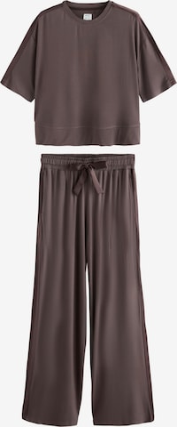 Next Pyjama värissä ruskea: etupuoli