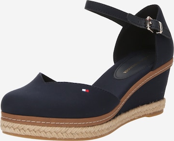 TOMMY HILFIGER Sandali 'ELBA' | modra barva: sprednja stran