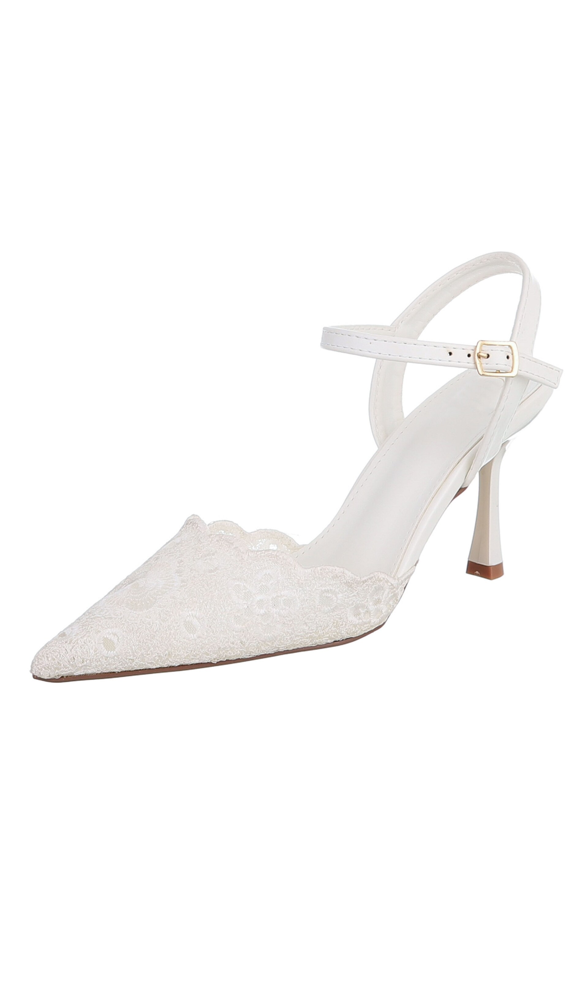 Ital-Design Slingback Pumps in 36 in White, Item view