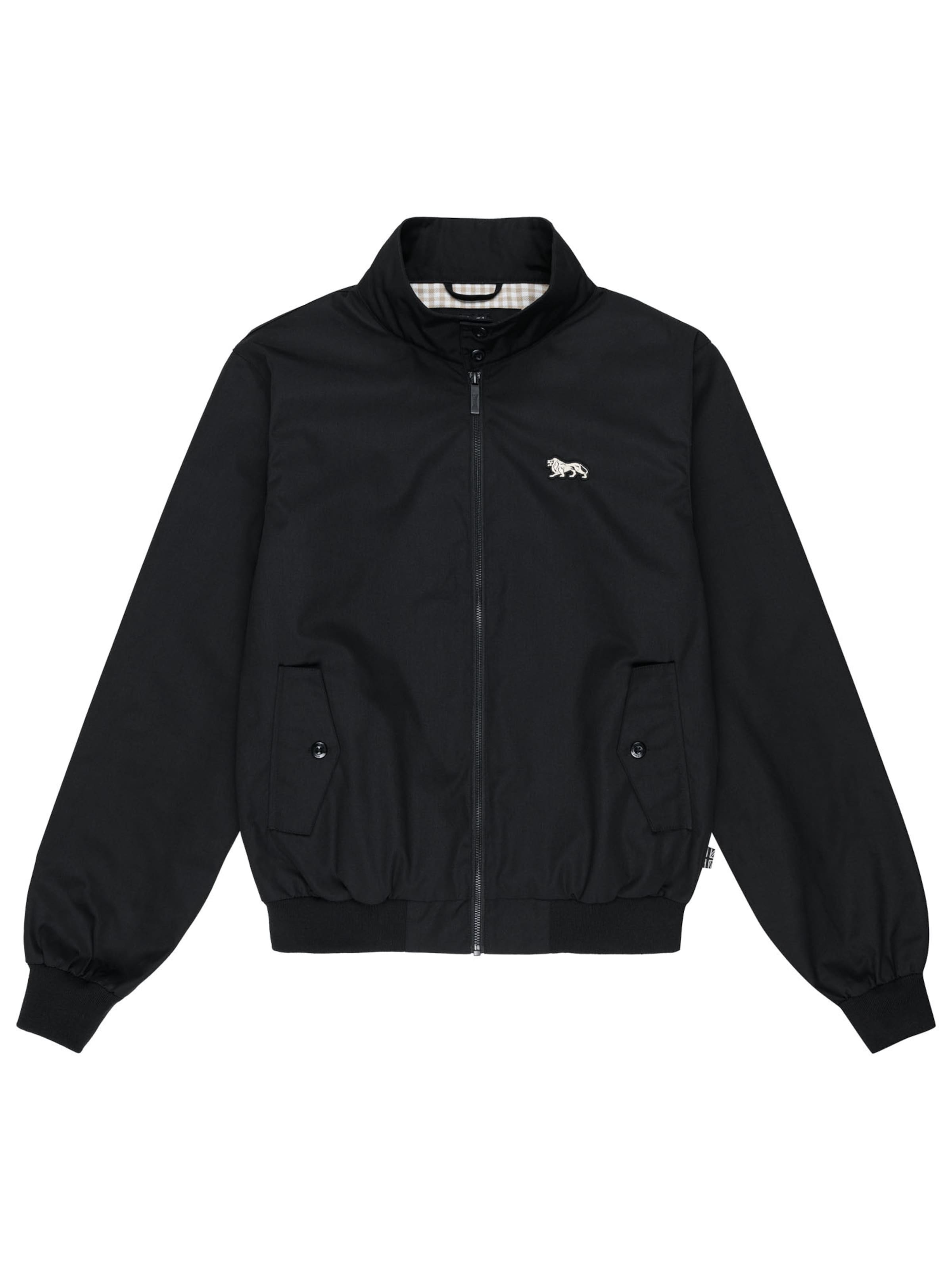 LONSDALE - Chaqueta de entretiempo 'Oddingley' en negro: frente